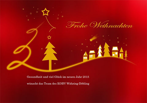 Weihnachtskarte 2014 Behindertenverband Währing - Döbling
